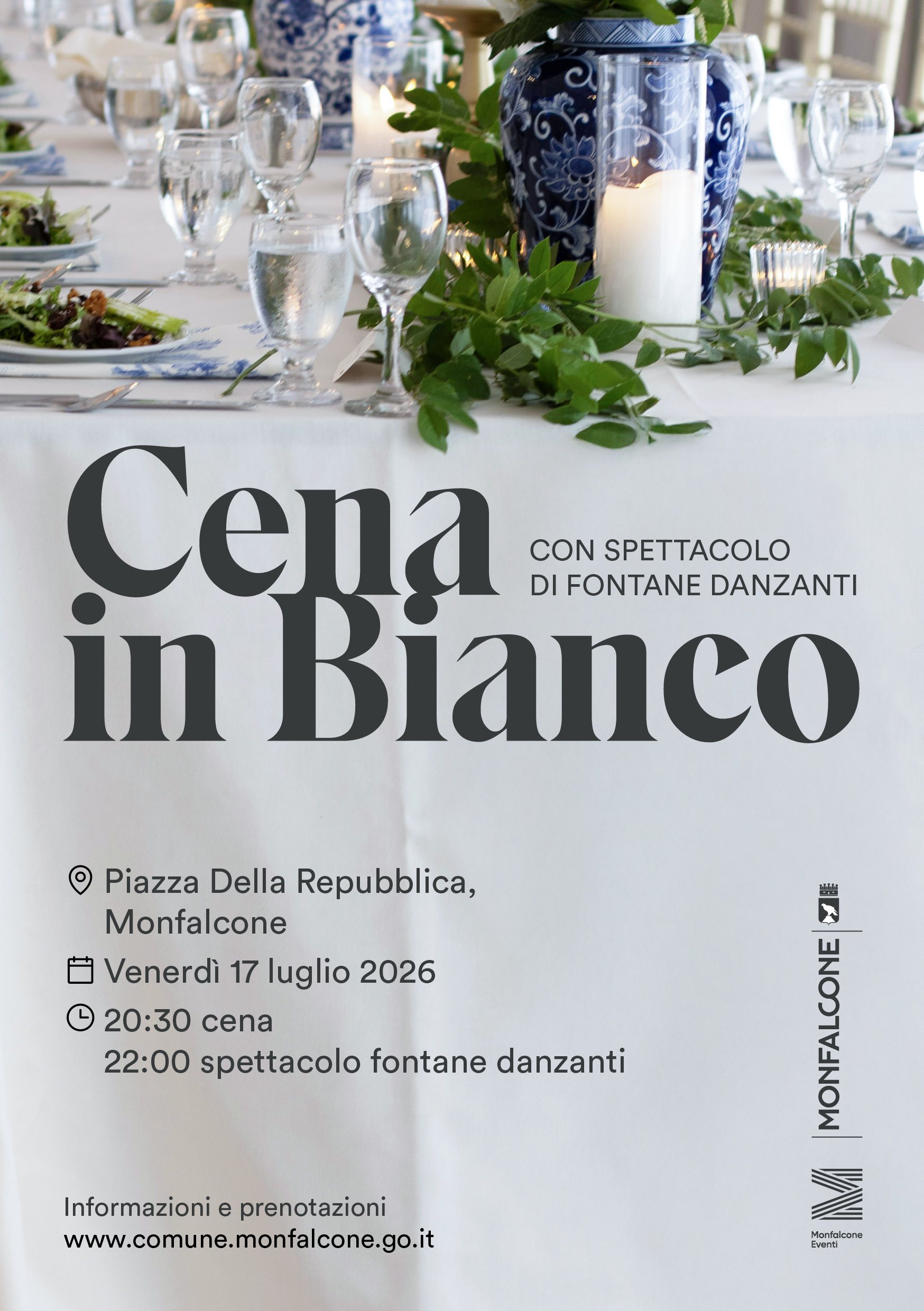 Estate Monfalcone 2026 Cena in Bianco FullPage