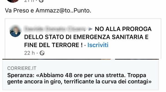 Copertina per Minaccia di morte il ministro Speranza, nei guai un cittadino di Monfalcone