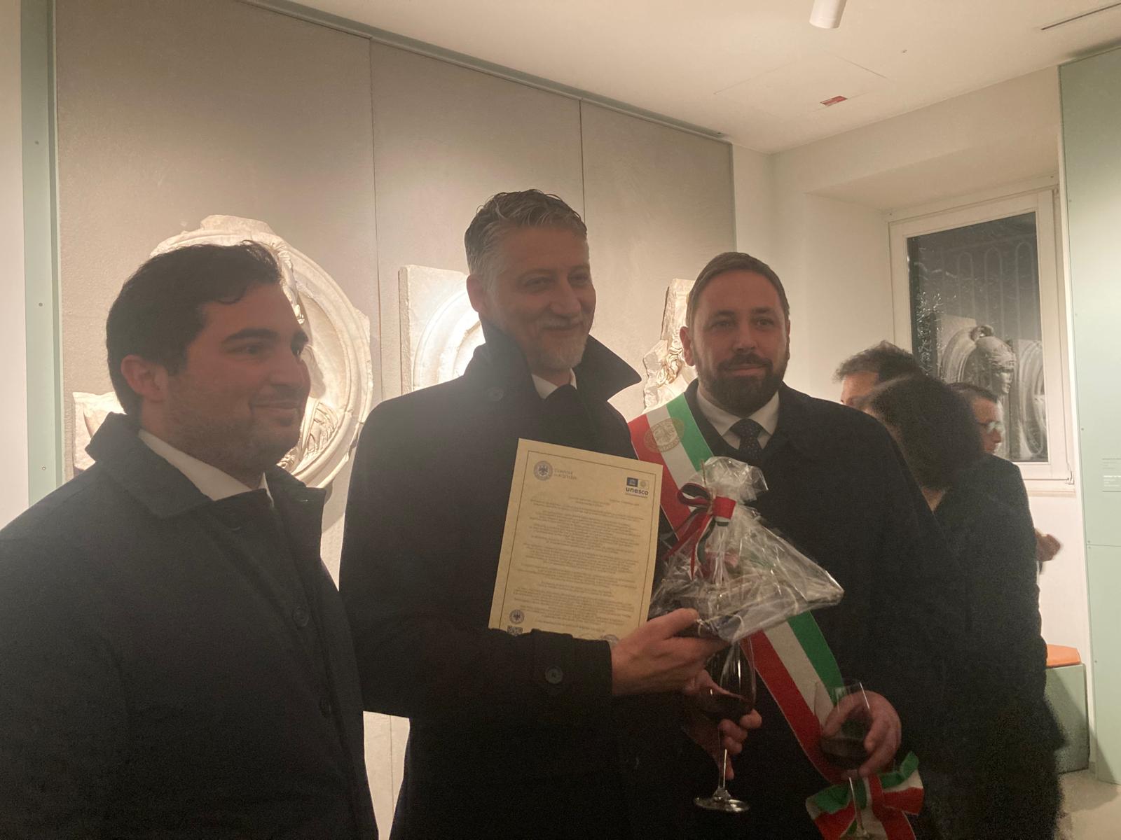 Immagine per Il Ministro della Cultura visita Aquileia prima di ripartire per Go! 2025