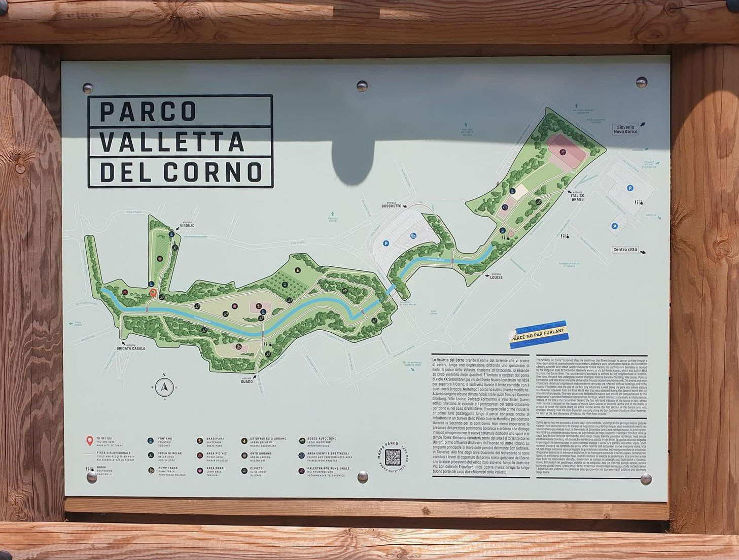 Immagine per Si inaugura il ‘Central Park Goriziano’, nuova vita per il Parco della Valletta del Corno