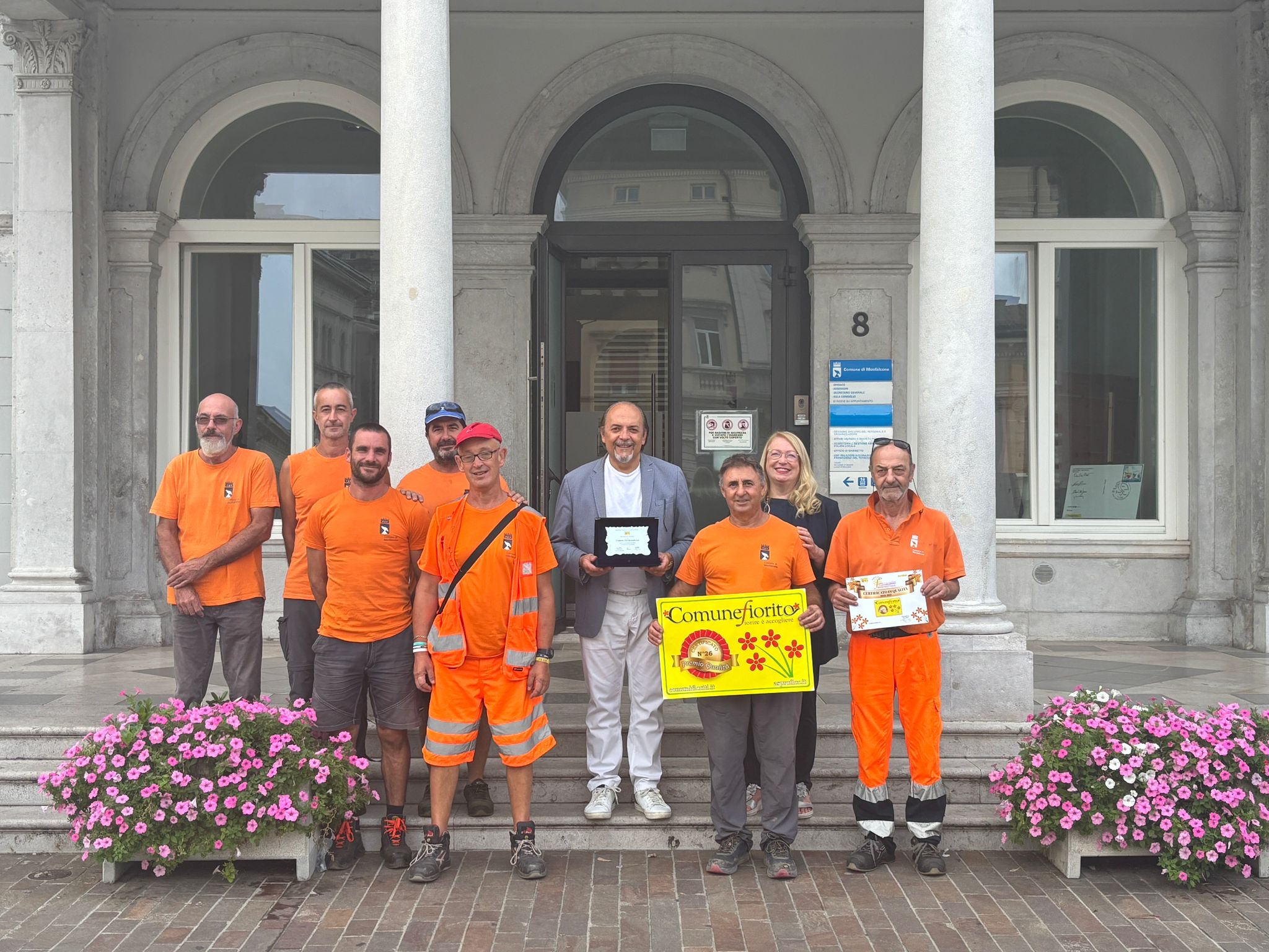 Immagine per Monfalcone premiata a Soverzene per il suo ‘Municipio Fiorito’, riconoscimento unico in Italia