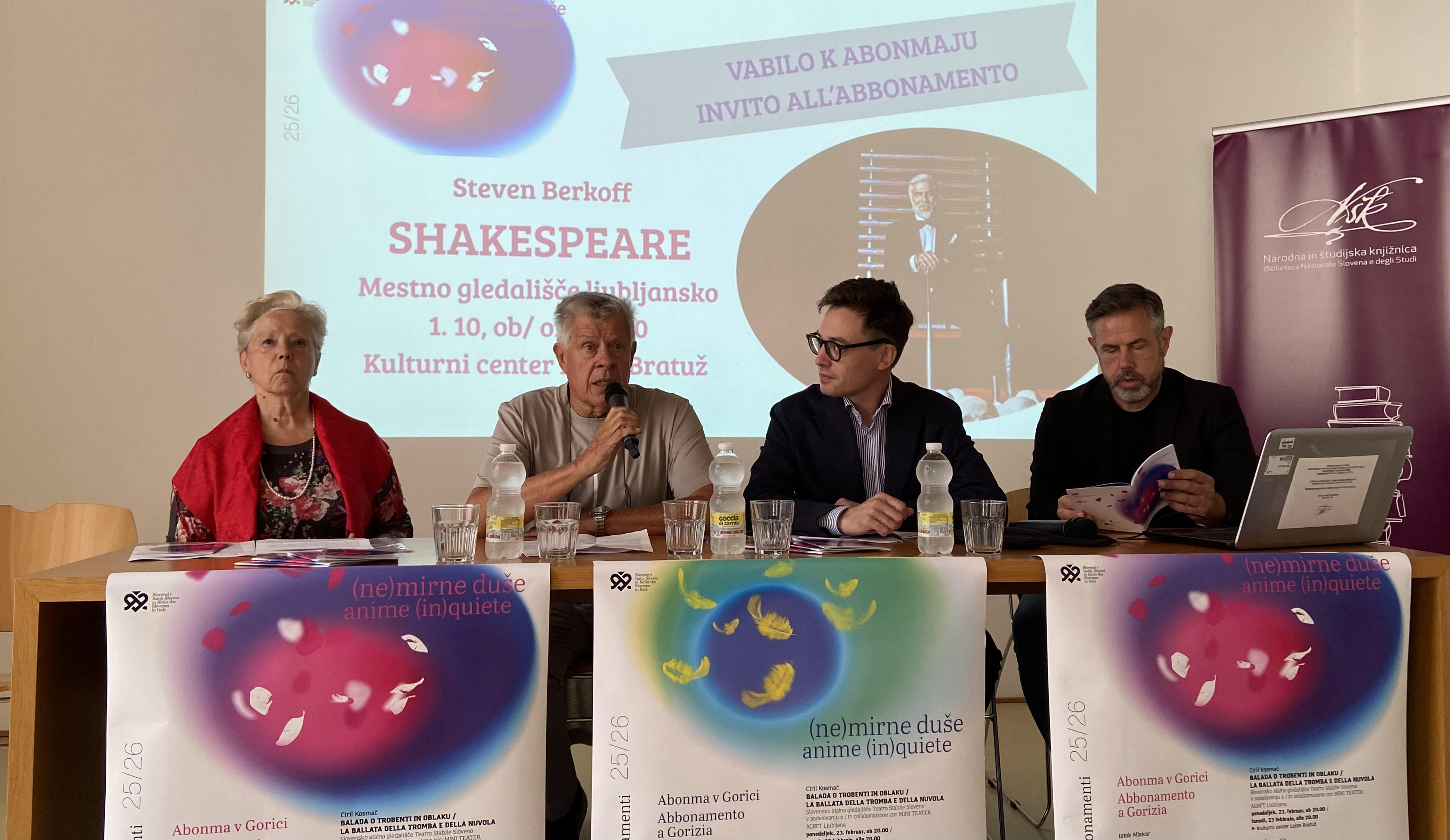 Copertina per Gorizia, pronta a partire la nuova stagione del Teatro Stabile Sloveno 'anime (in)quiete' - '(ne)mirne duse'