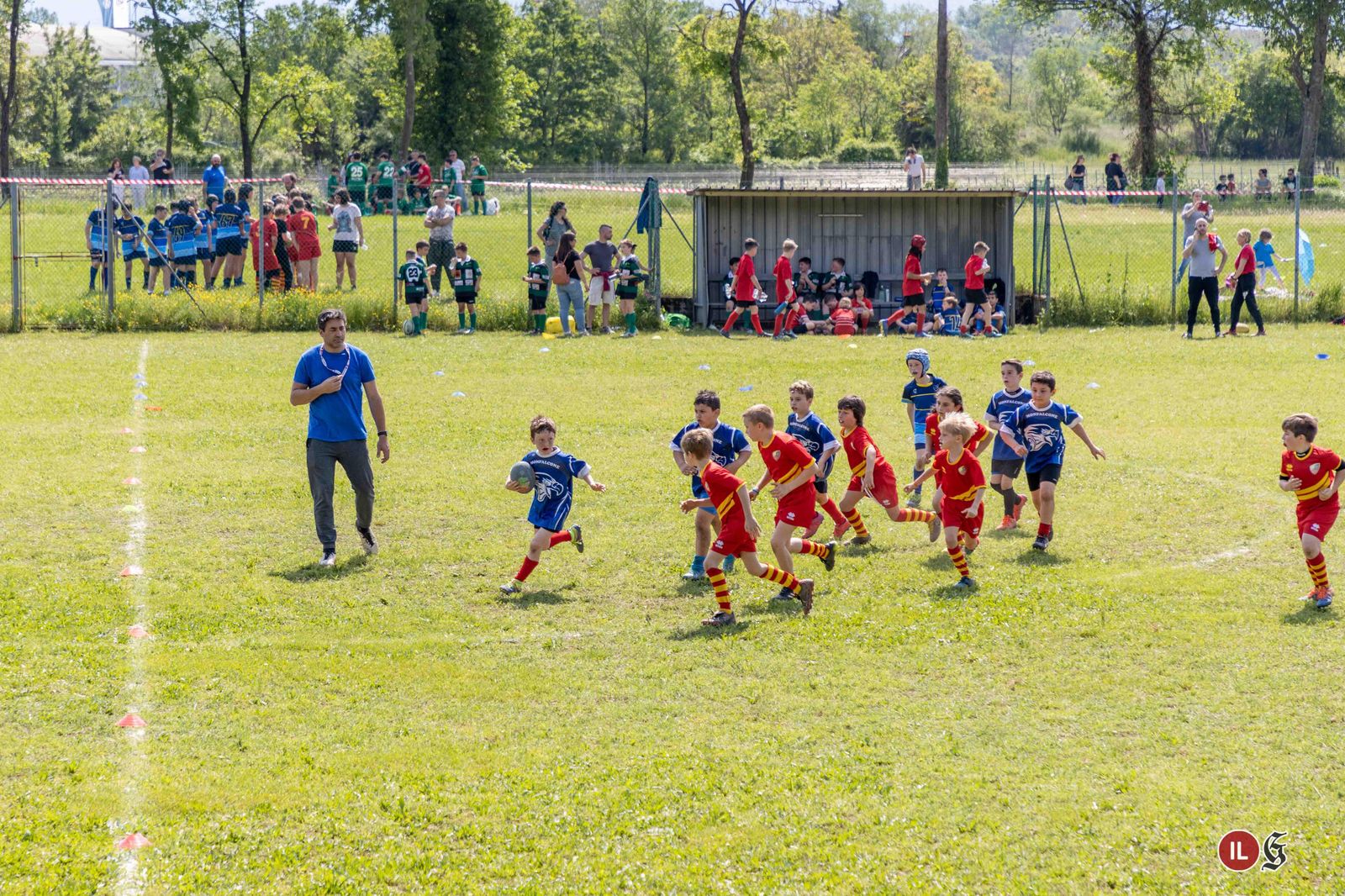 Immagine per La carica di 150 ragazzi dietro alla palla ovale, festa rugby a Lucinico