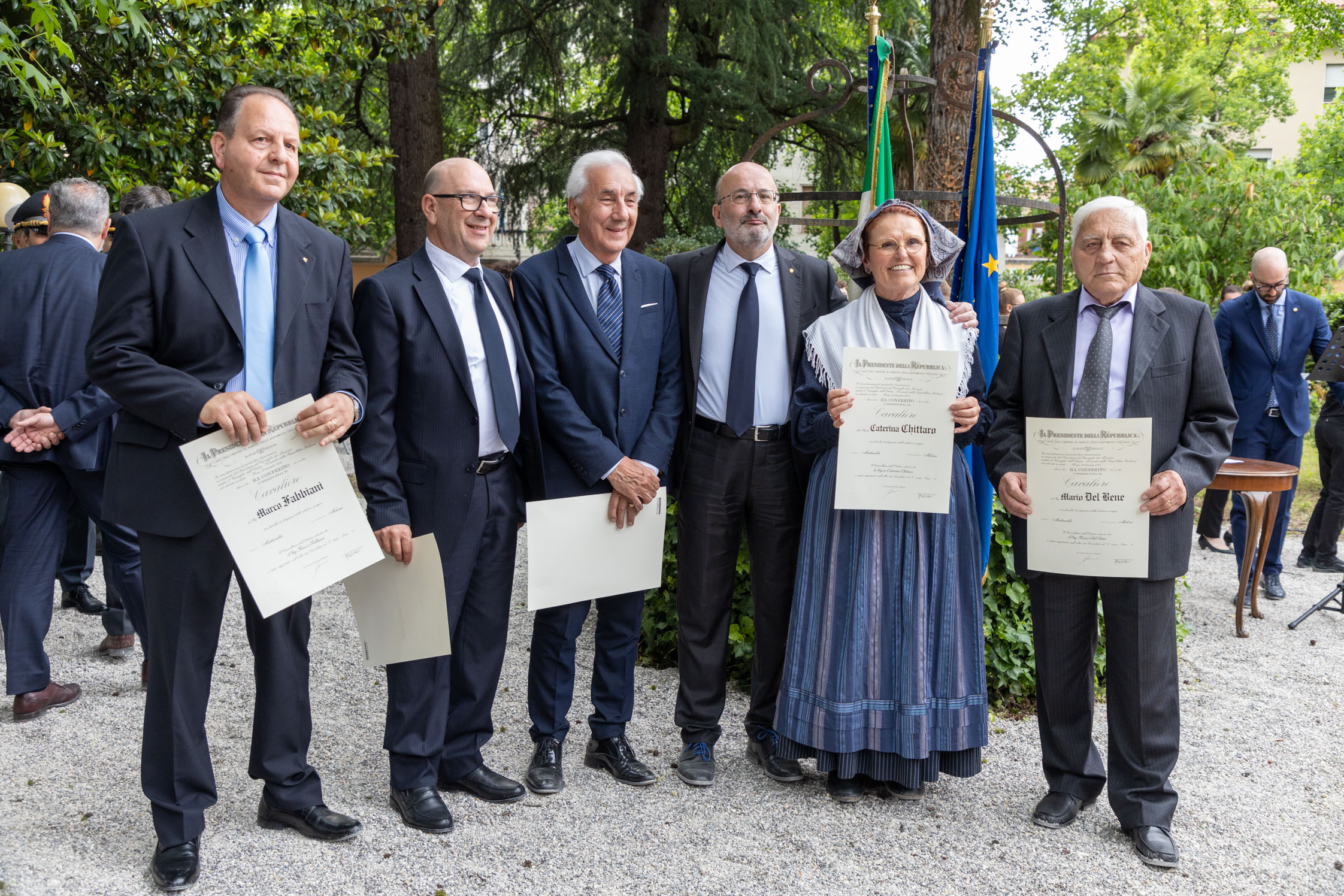 Copertina per I cinque nuovi cavalieri scelti da Mattarella, le loro storie premiate a Gorizia