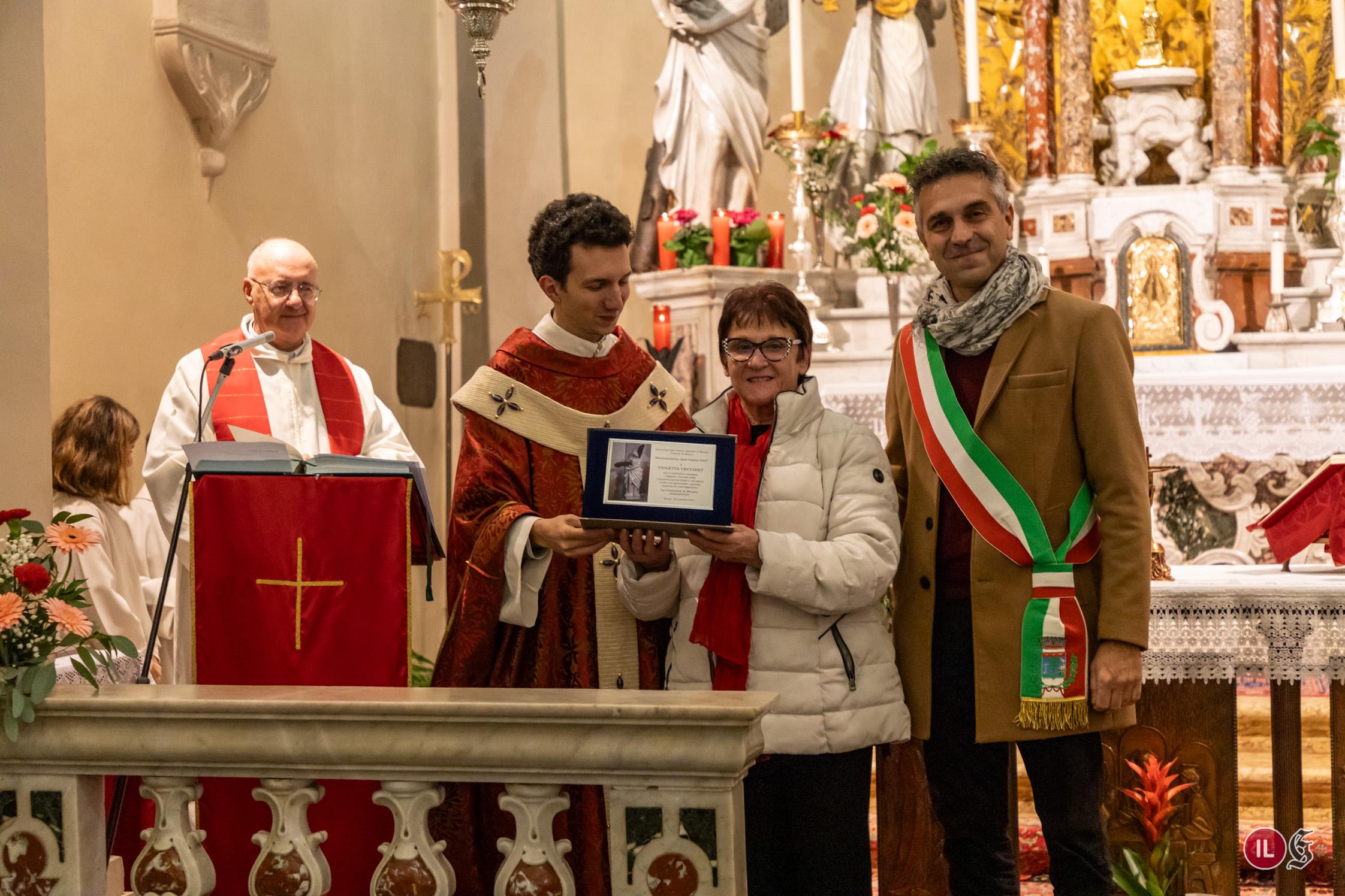 Immagine per Il grazie di Moraro a Violetta Vecchiet, «generosa e coinvolge la comunità»