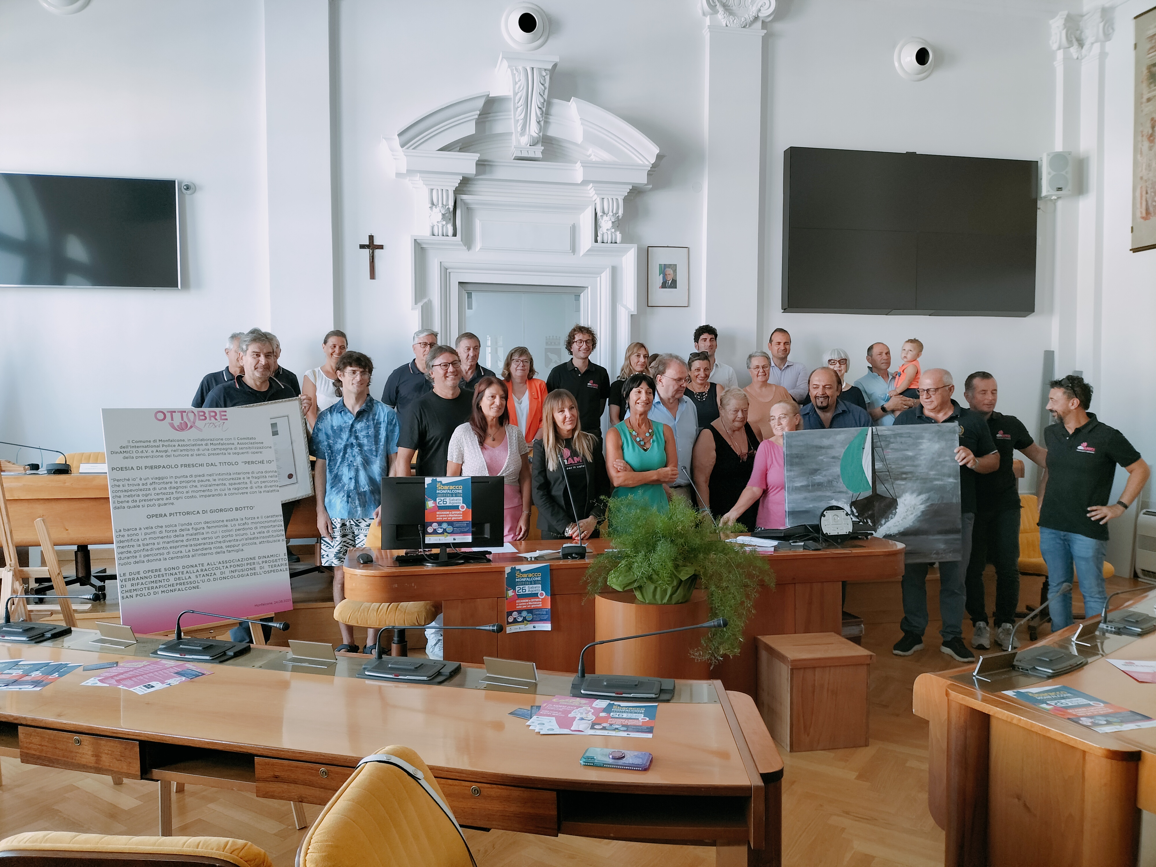 Copertina per Opere d'arte a DinAmici, asta di beneficenza per l'Oncologia di Monfalcone