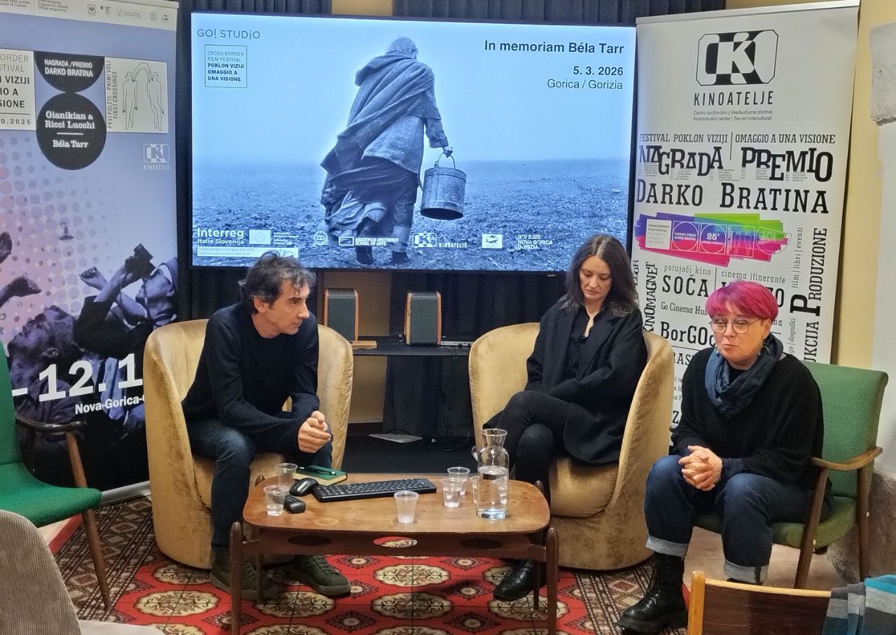 Immagine per Gorizia, consegnato oggi alla moglie di Béla Tarr il premio Darko Bratina 