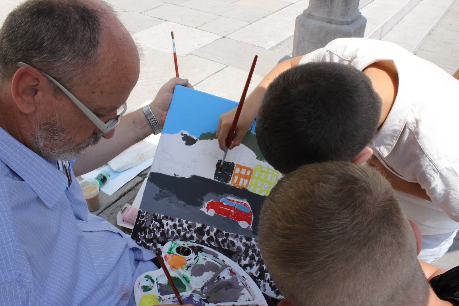 Immagine per Gorizia, il Mito della Fiat 500 protagonista della pittura Estemporanea in Piazza Vittoria