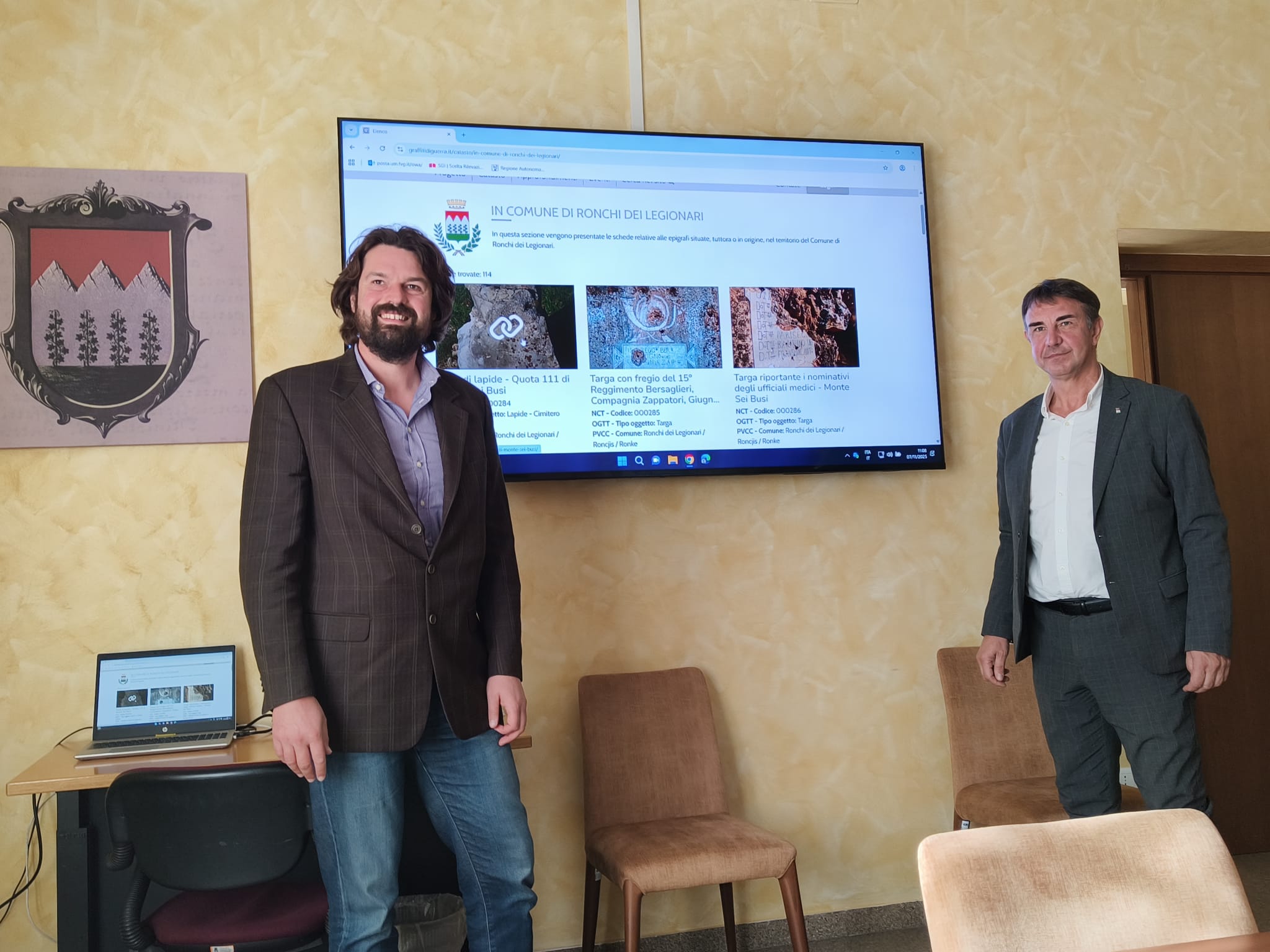 Ronchi entra nel catasto digitale dedicato ai graffiti della Grande Guerra