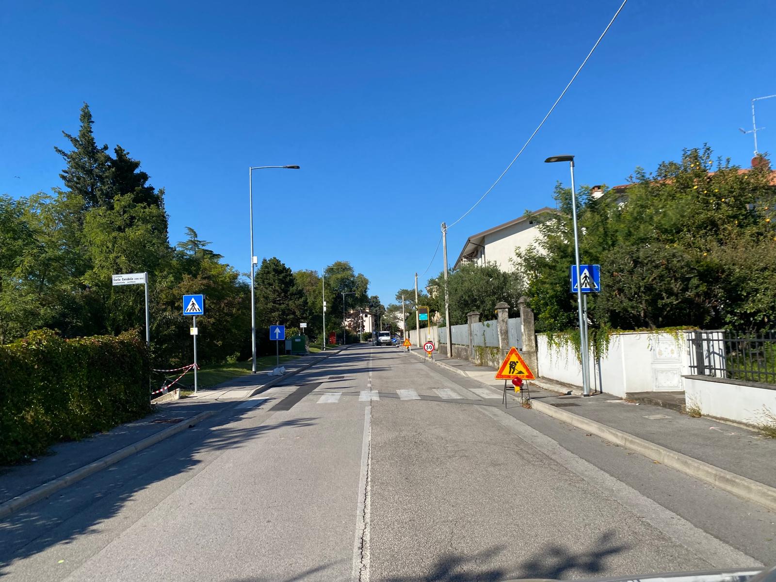 Immagine per Gorizia, proseguono i lavori in via del Carso: conclusione il 6 novembre 2025