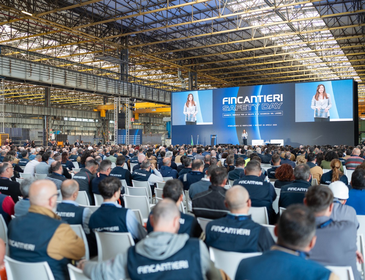 Immagine per A Monfalcone debutta il ‘Safety Day Fincantieri’: «Tutelare la dignità del lavoro». Già abbattuto il 40% degli infortuni
