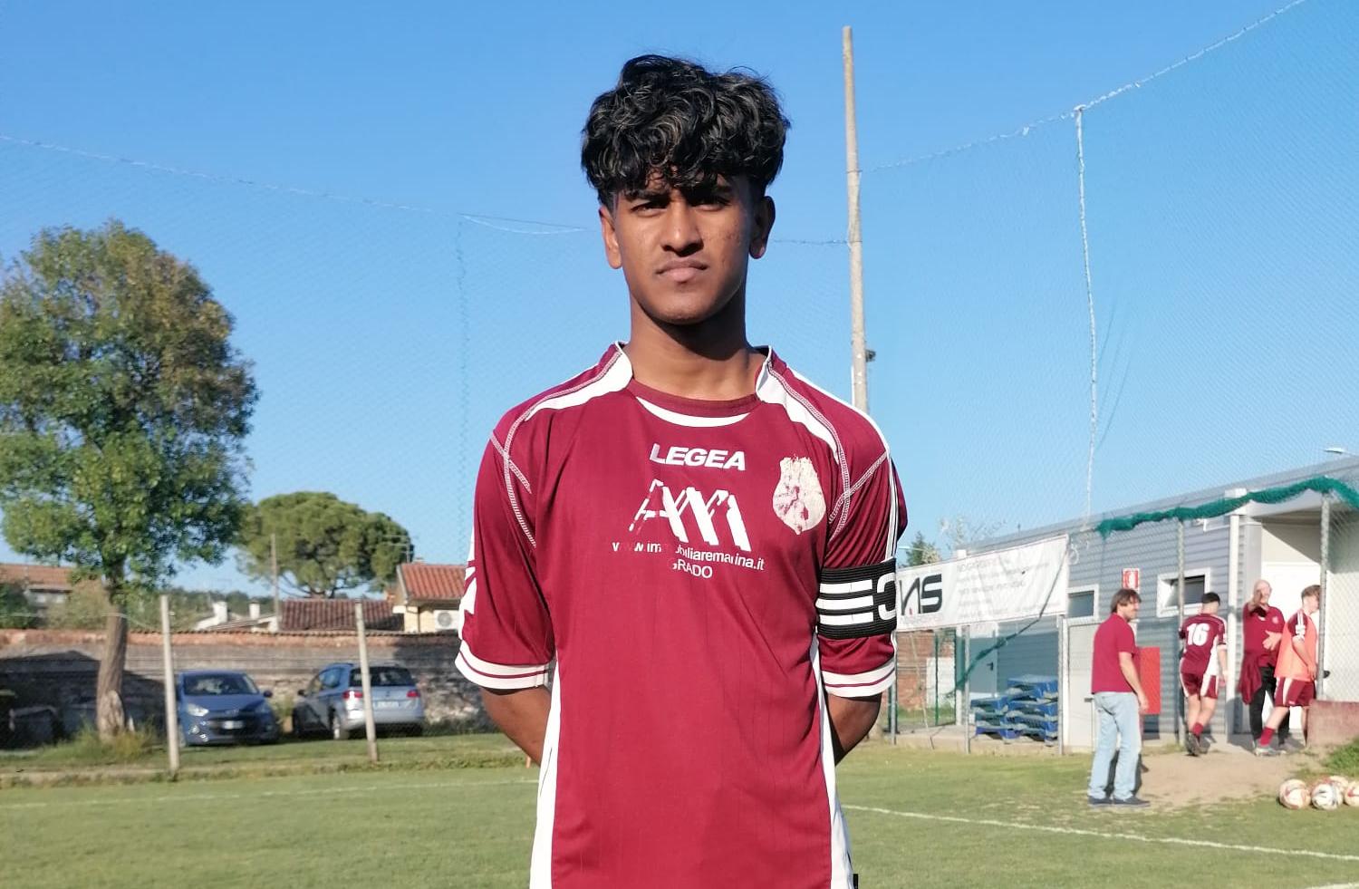Immagine per Fotonotizia - A Ronchi il calcio è coesione: Saimon Miah diventa capitano e trascinatore dell'Under 19