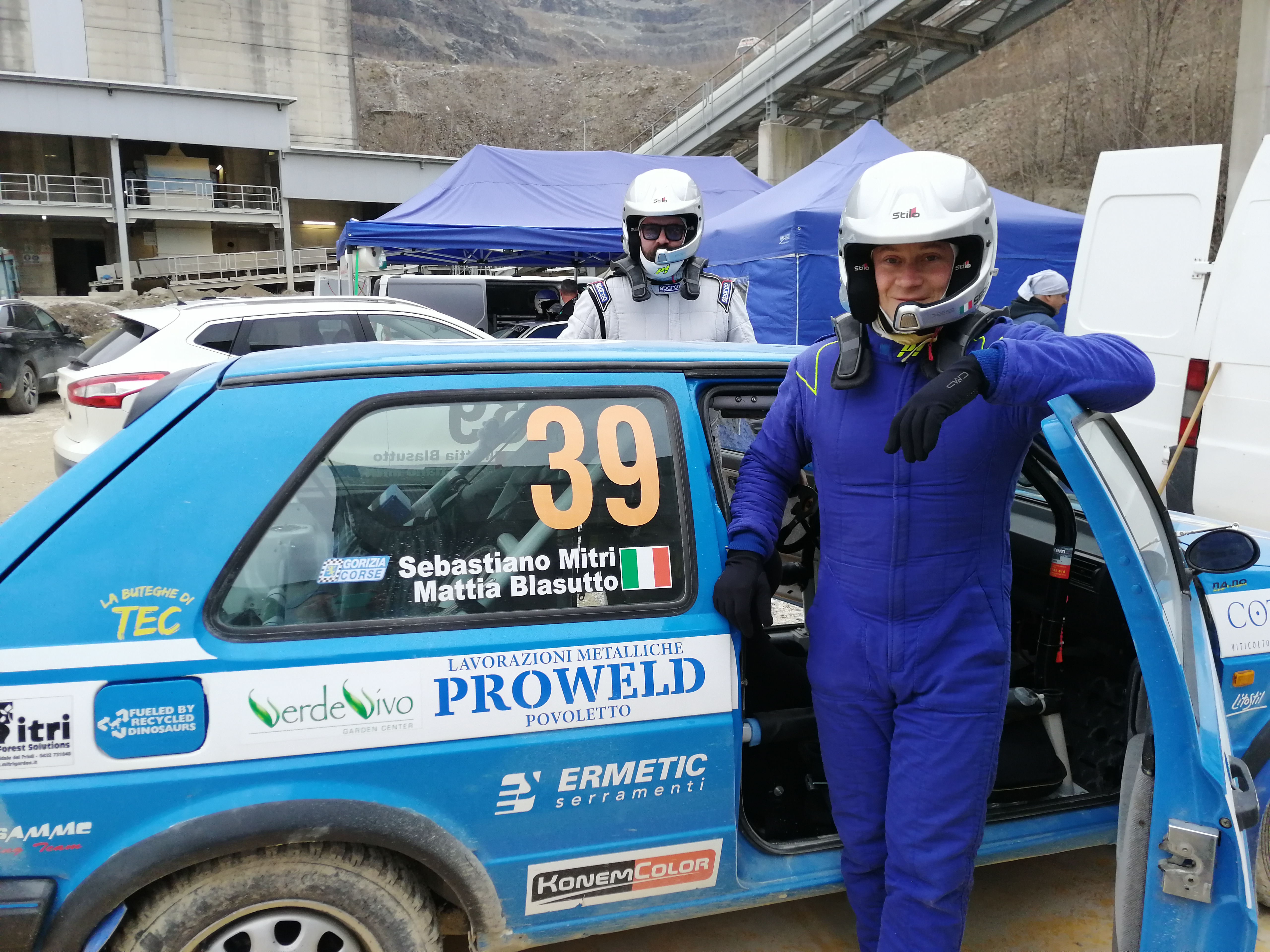 Sebastiano Mitri debutta all'lpacem Rally Show' con Gorizia Corse tra i giganti di Anhovo