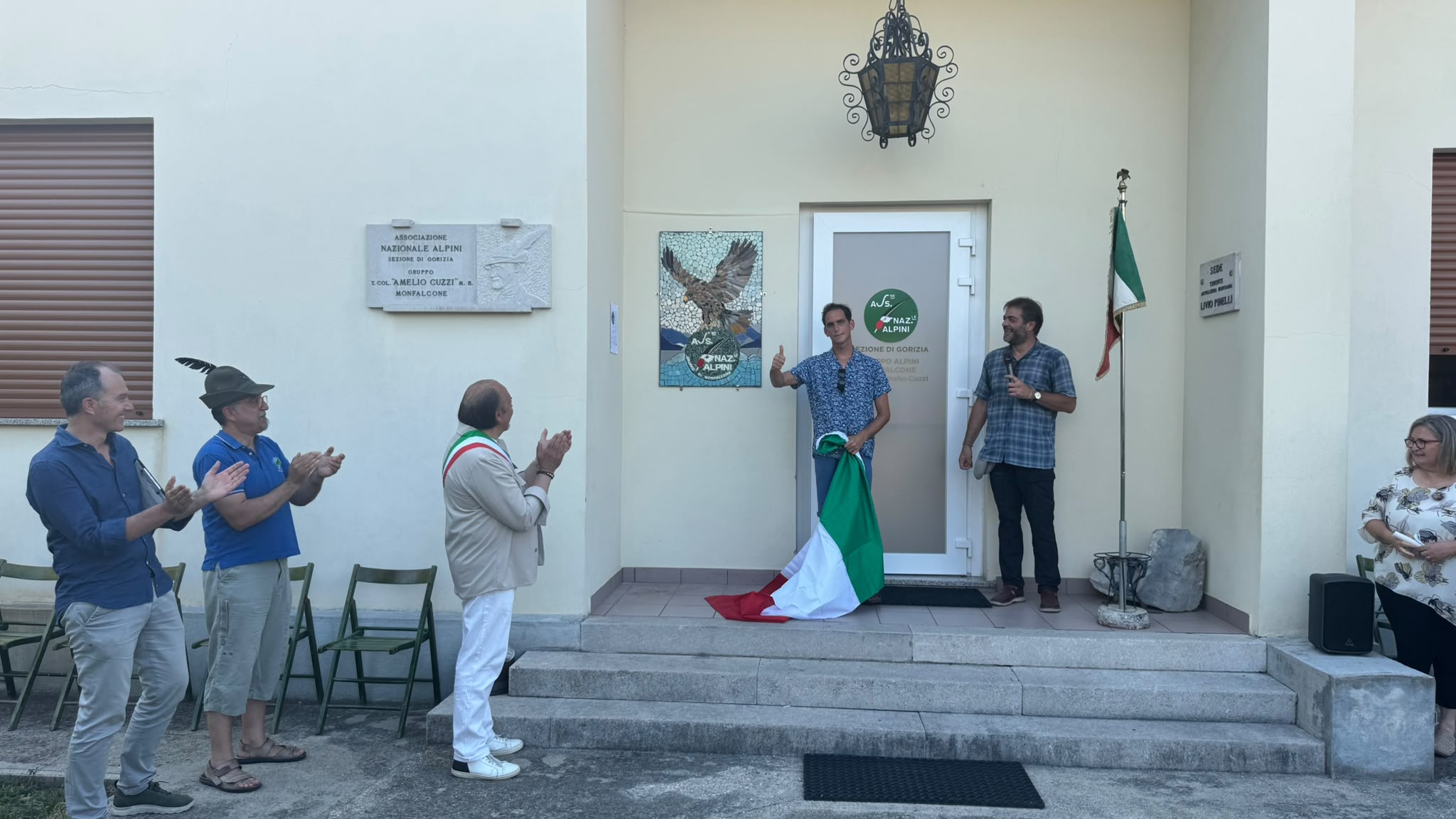 Immagine per Monfalcone, ecco ‘Un Mosaico per gli Alpini' della cooperativa Thiel: simbolo di coraggio e libertà 