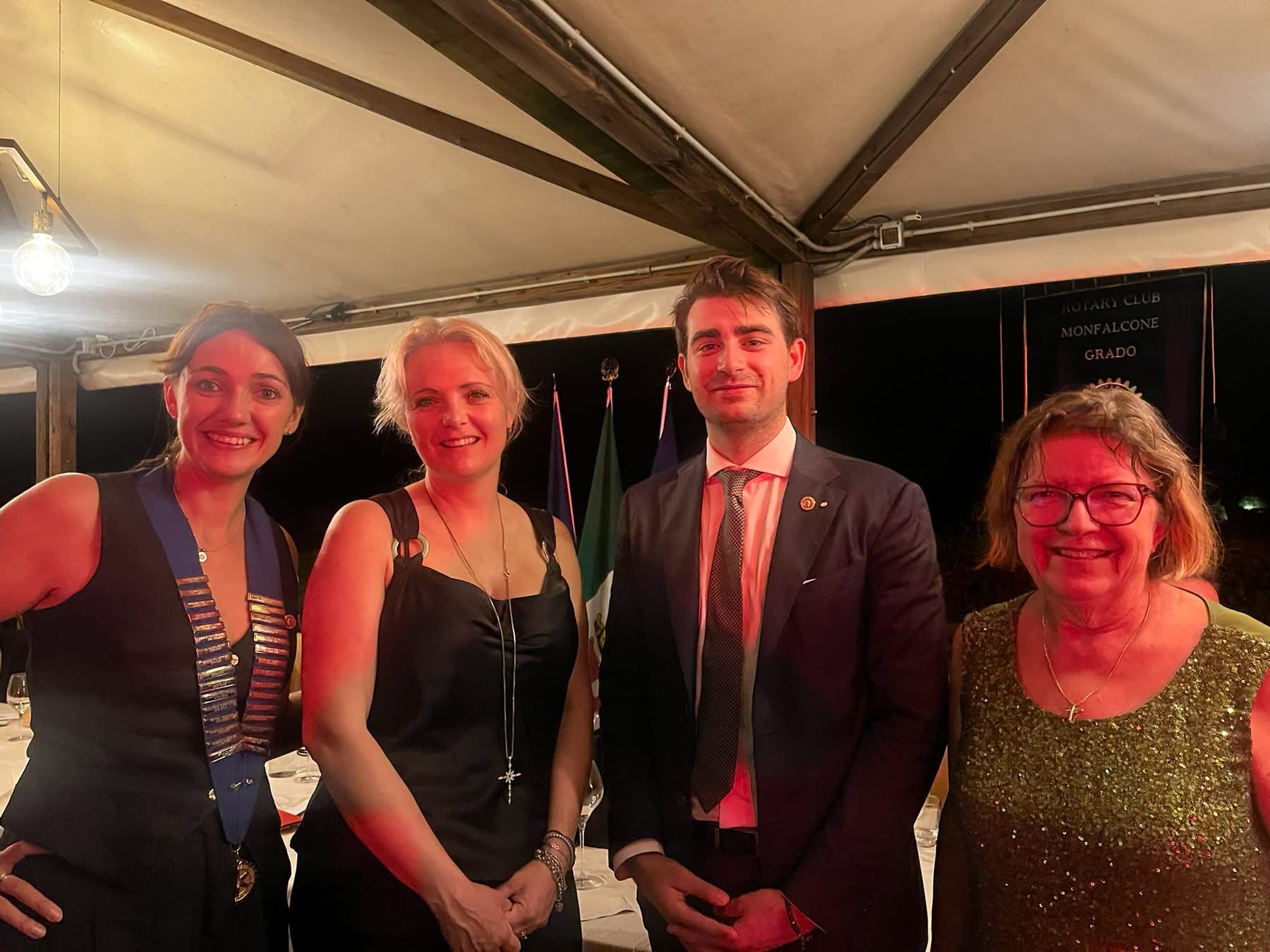 Immagine per La senatrice Tubetti e Gabriele Bergantini sono i nuovi soci del Rotary Club Monfalcone-Grado 