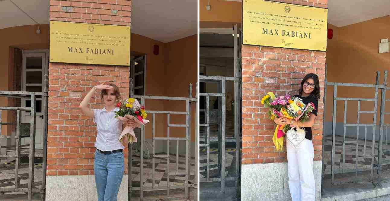 Irma e Isotta portano a casa il 100 dalla maturità al Fabiani: dall’arte a sociologia e diplomazia
