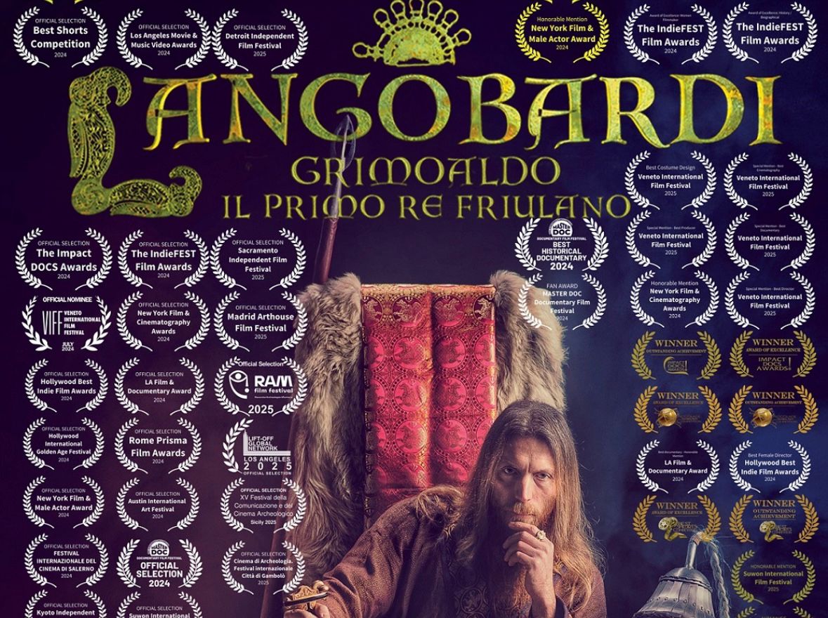 Immagine per Il docufilm friulano sui Longobardi sbarca a Belgrado: selezionato per la Rassegna del Cinema Archeologico