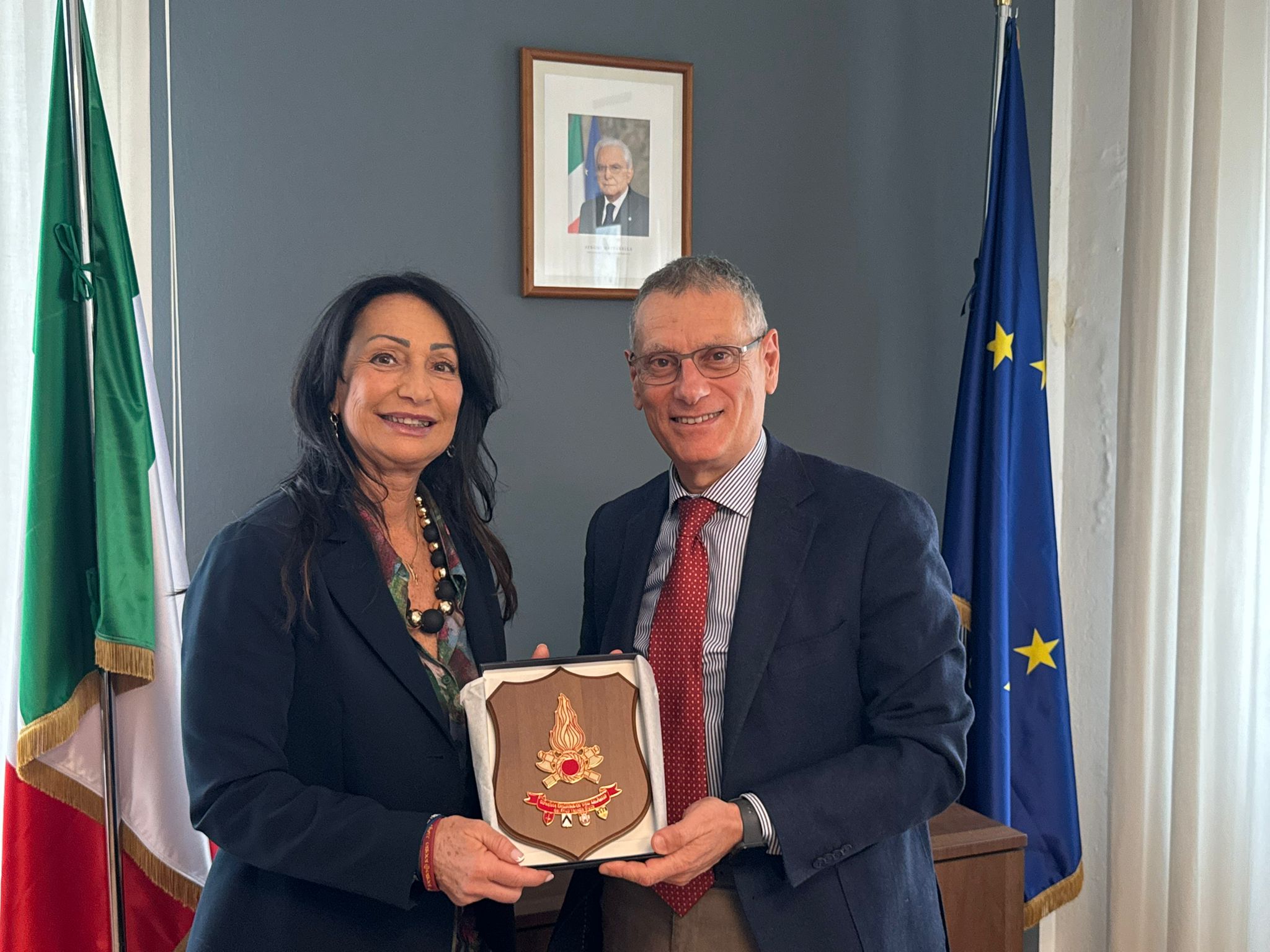 Immagine per Fotonotizia - Più organici per i Vigili del Fuoco: Cisint fa da ponte con Roma per Monfalcone e Gorizia