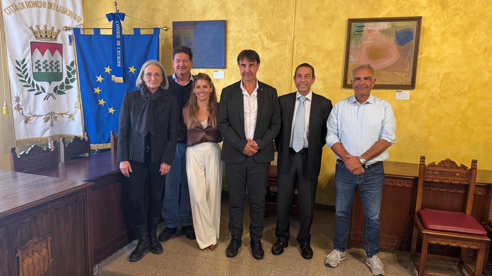 Immagine per Ronchi dà il benvenuto al nuovo direttore di Irisacqua: Peretti incontra la Giunta