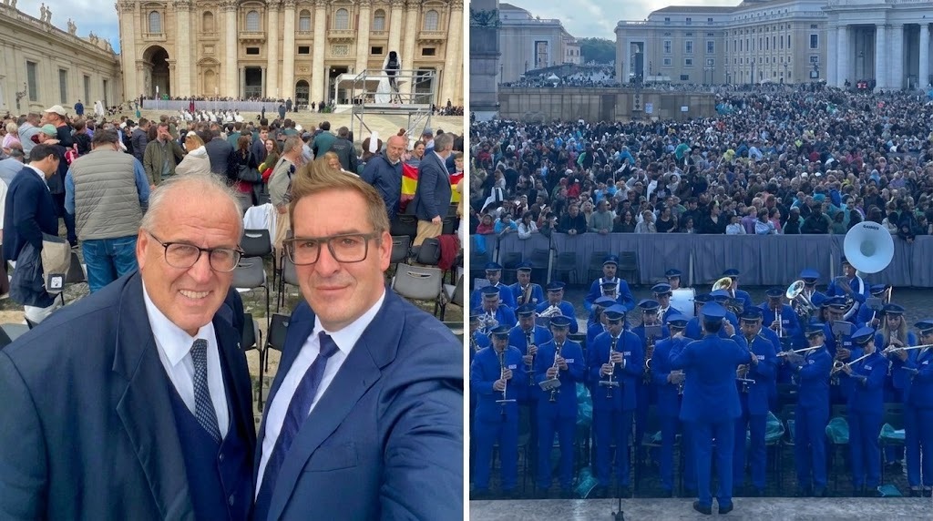Gorizia e Nova Gorica in Vaticano: Ziberna e Turel portano l'eredità di GO! 2025 a Roma