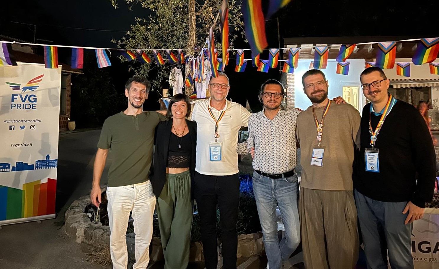 Immagine per Apericena Arcobaleno a Staranzano, Bullian: «Condivisi obiettivi e riflessioni»