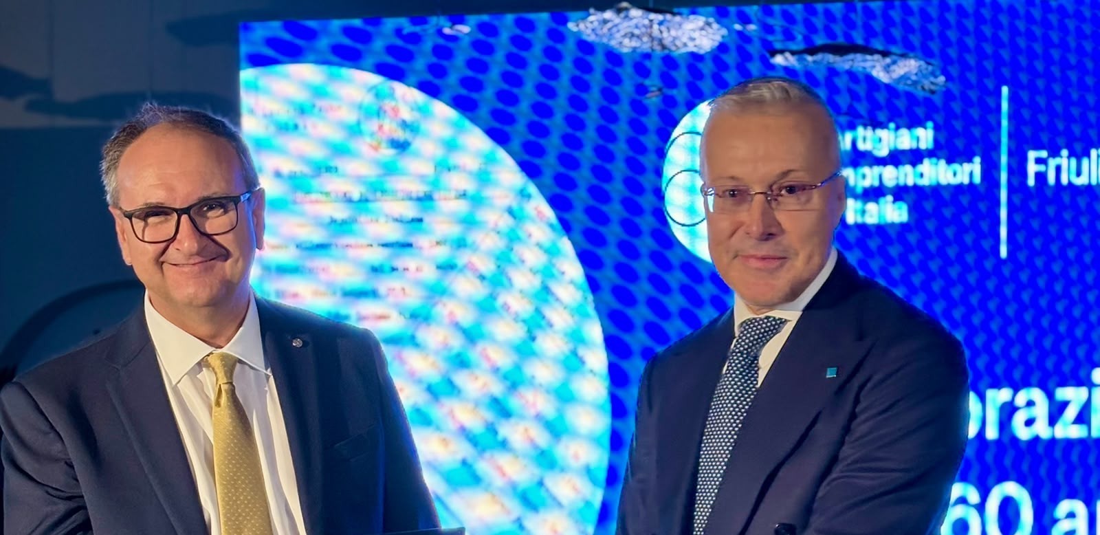 Immagine per Aiello, la CNA FVG festeggia 60 anni: sostegno di 14 milioni dalla Regione e saldo positivo per le 27.800 imprese