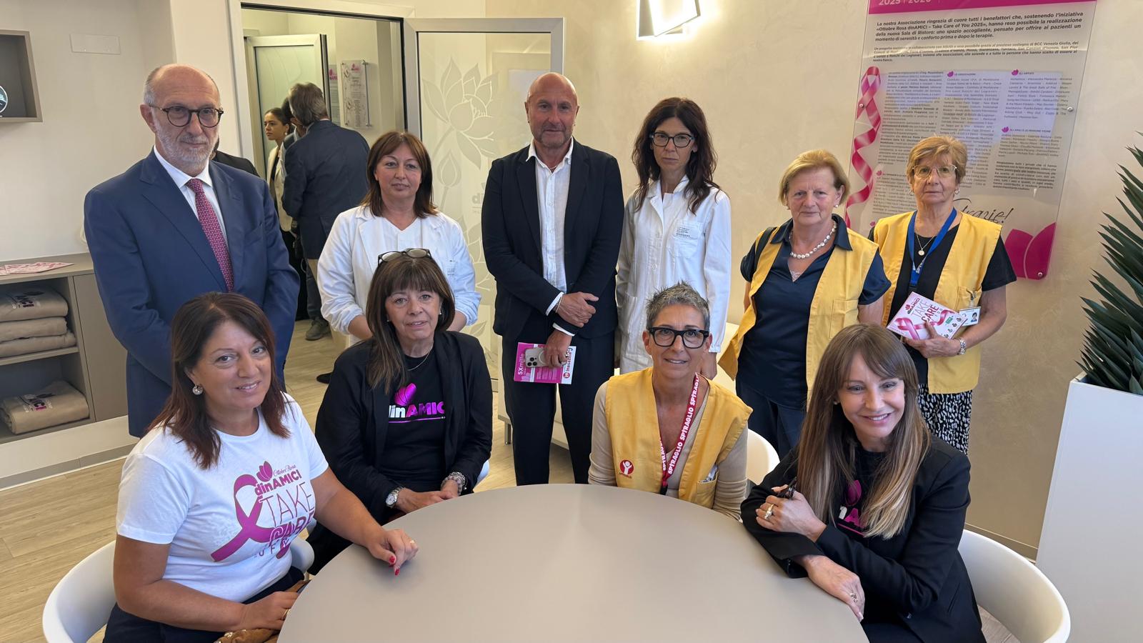 Immagine per Monfalcone, inaugurata la stanza di ristoro in Oncologia al San Polo: l'associazione dinAMICI dona 20mila euro per la realizzazione