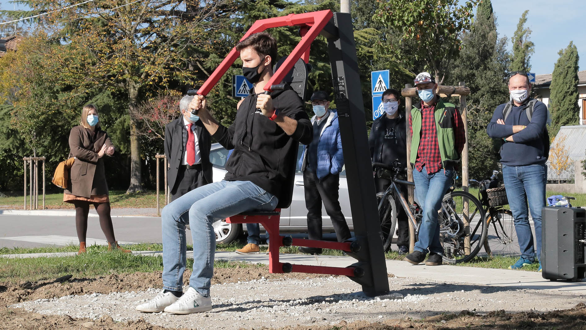 Copertina per L'area verde di Turriaco diventa una palestra a cielo aperto con la nuova area fitness