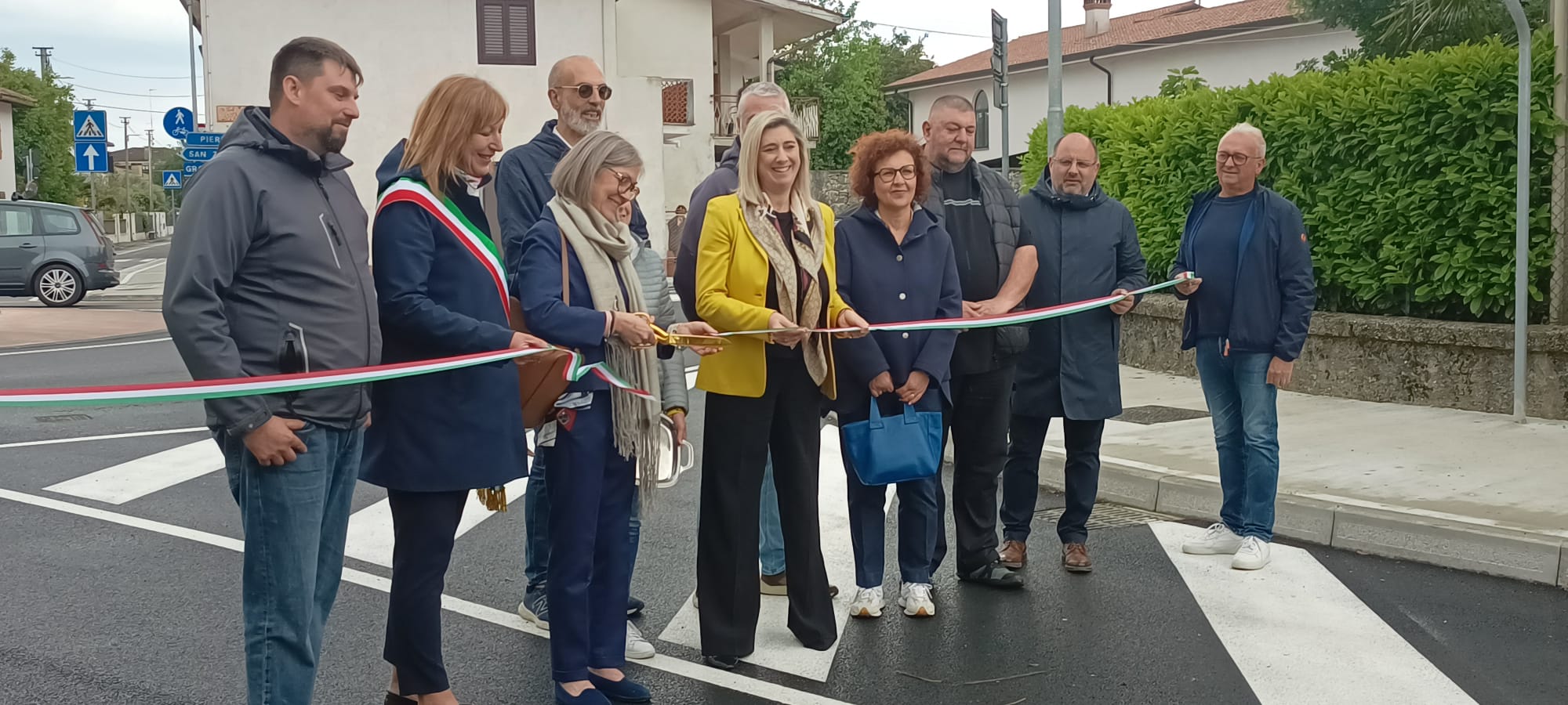 Immagine per San Pier, taglio del nastro per la tanto attesa rotonda tra via Roma e via XXV Aprile 