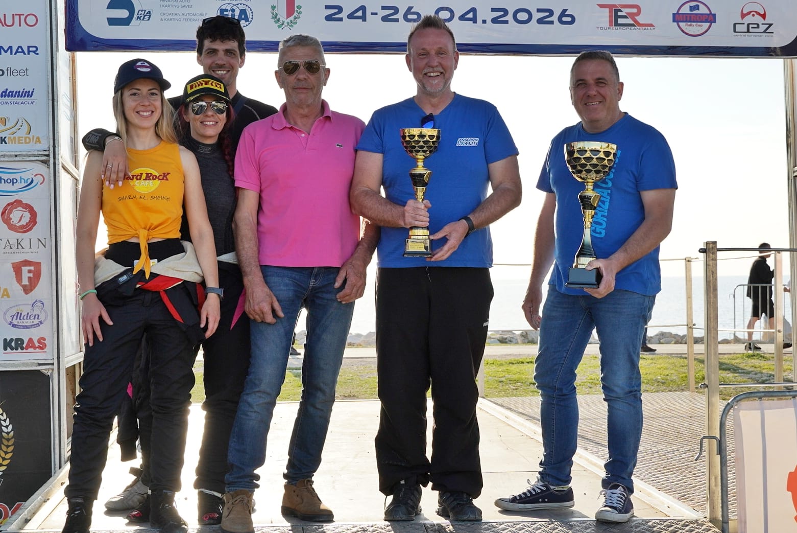 Immagine per Gorizia Corse, sei equipaggi al Rally Porec: risultati importanti in Mitropa Cup e campionato 