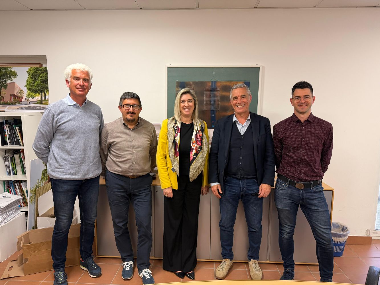 Immagine per Staranzano, il Comune presenta all'assessore Amirante la Rotonda dei Tre Comuni e le nuove strade tra Brancolo e Litorale 