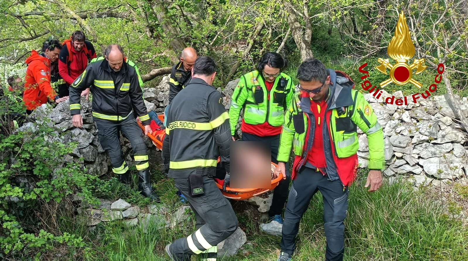 Immagine per Persona scomparsa da ieri sul Carso a Visogliano, il soccorso dei Vigili del Fuoco dopo una notte di ricerche