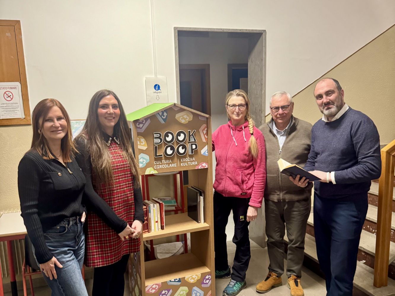 Capriva, inaugurata la casetta ‘Book Loop’, ecco il progetto per dare seconda vita ai libri usati 