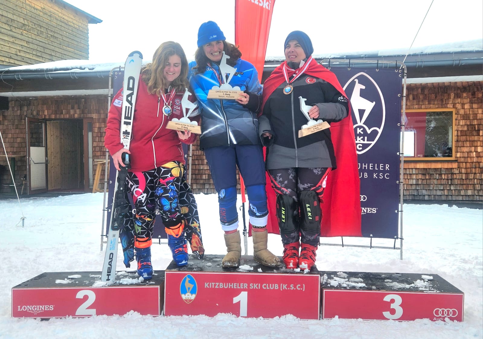Fotonotizia - La sciatrice Eugenia Zucchiatti dello Sci Club Due vince allo slalom internazionale a Kitzbuhel