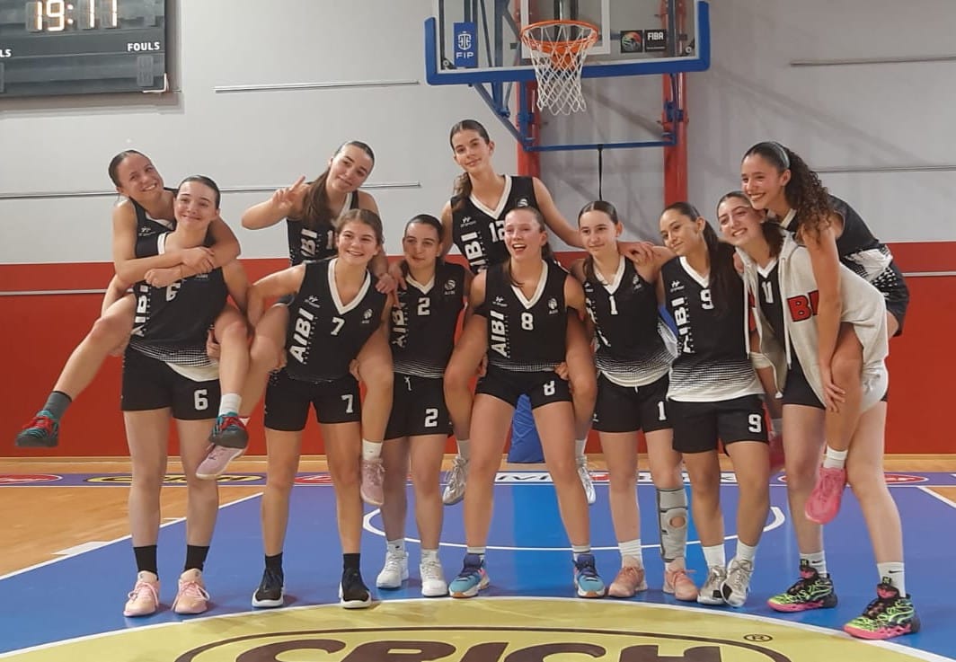 Immagine per Fotonotizia – L’Under 15 femminile dell'Aibi Fogliano promossa nel Girone Oro per la seconda fase del campionato regionale
