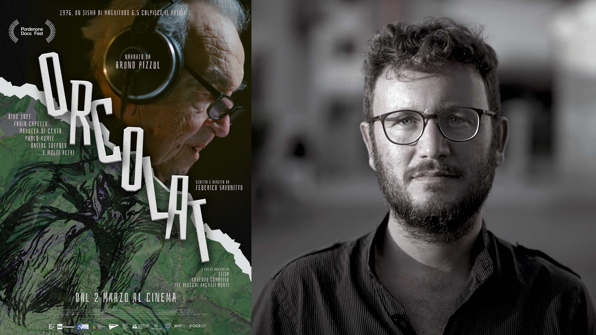 Immagine per Il racconto del terremoto del 1976 al Kinemax, ecco ‘Orcolat’ col regista Federico Savonitto