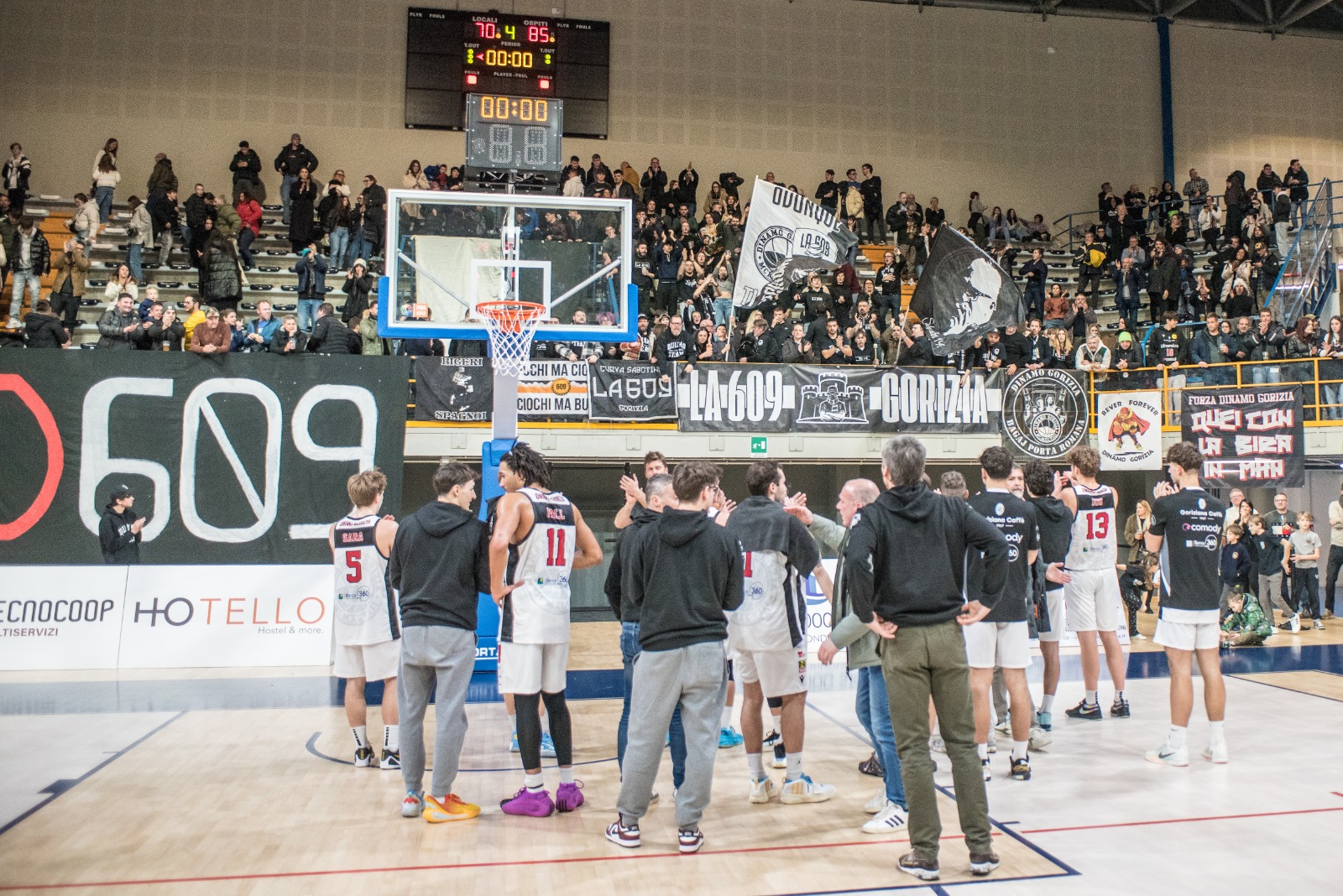 Immagine per Passo falso per la Dinamo Gorizia che cede contro la Reggio Emilia Basket al PalaBigot