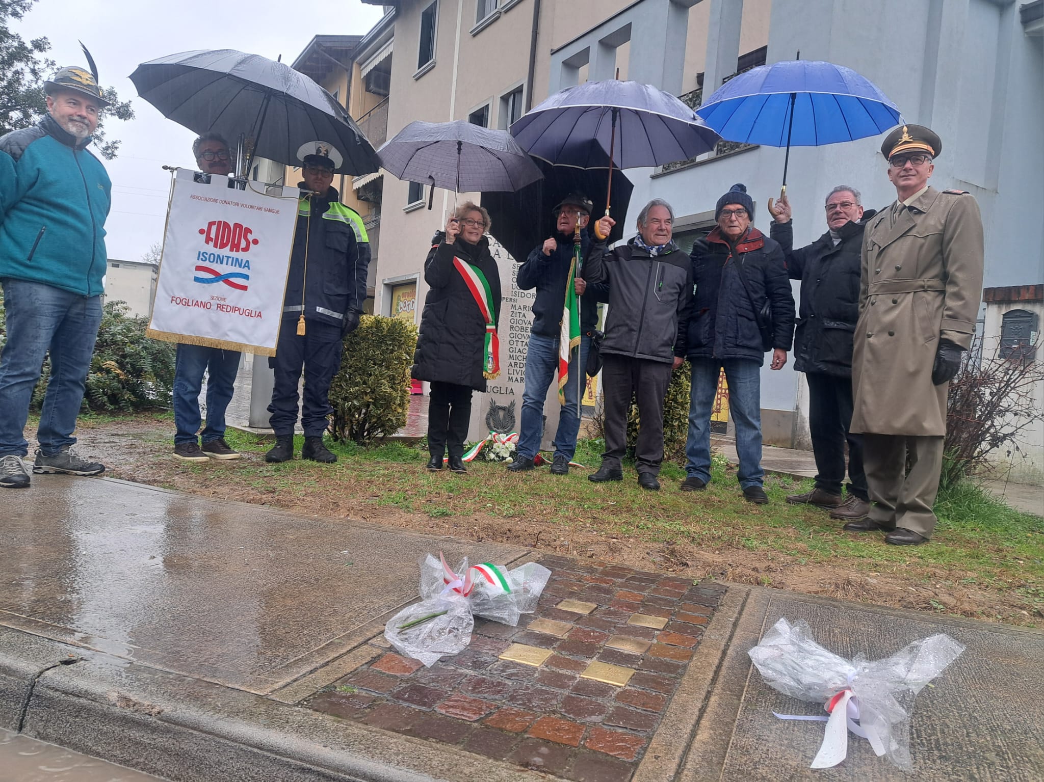 Immagine per Fogliano Redipuglia scopre due nuove pietre d'inciampo in memoria di Giovanni Furlan e Giacomo Marcuzzi