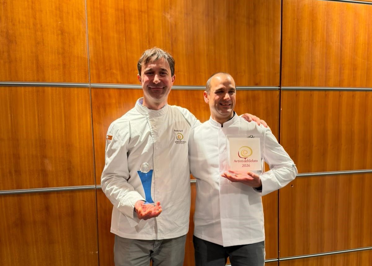 Immagine per Roberto Comelli e Guido Zandonà  premiati al 'Sigep World 2026' per l'iniziativa solidale â€˜Gelato x Versa' 