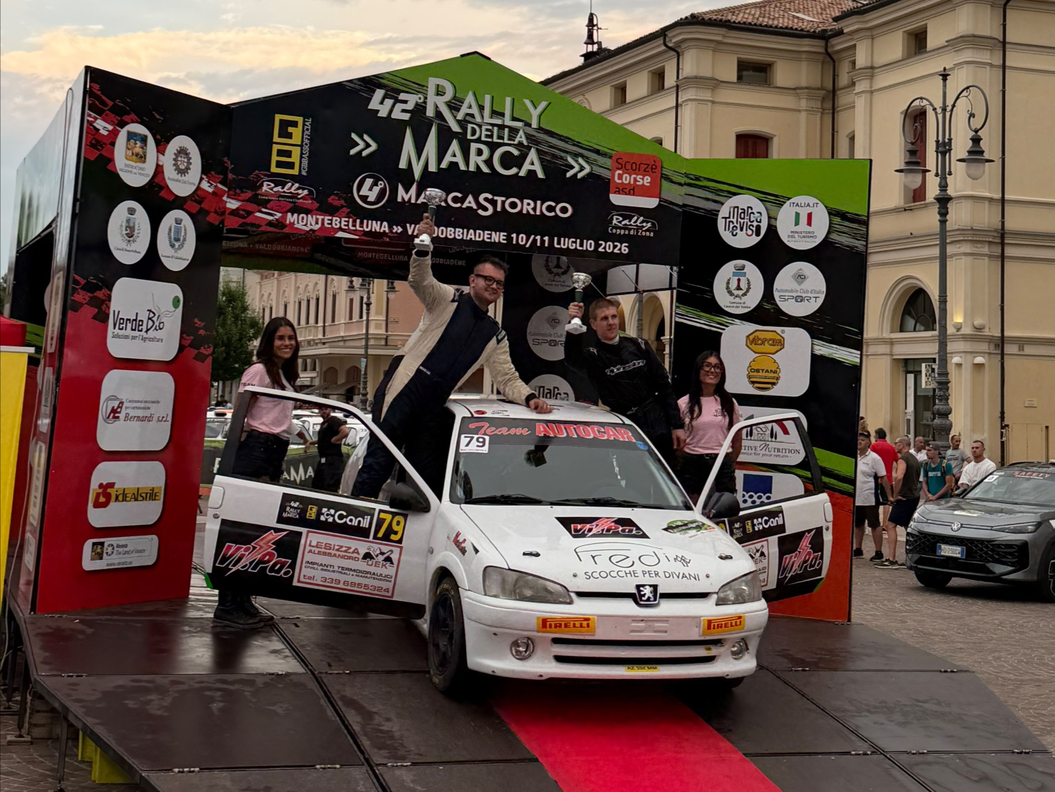 Immagine per Gorizia Corse, al Rally della Marca Rivis vince la Classe N2. Terzo posto per il duo Colja-Canazza