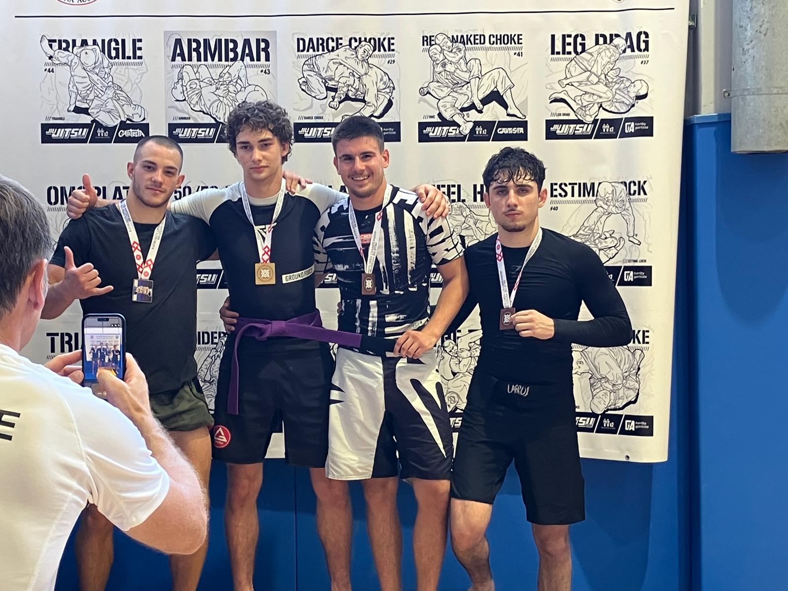 Immagine per Fotonotizia - Gabriele Romeo sul podio a Izola, bronzo agli internazionali di Brasilian Jiu Jitsu