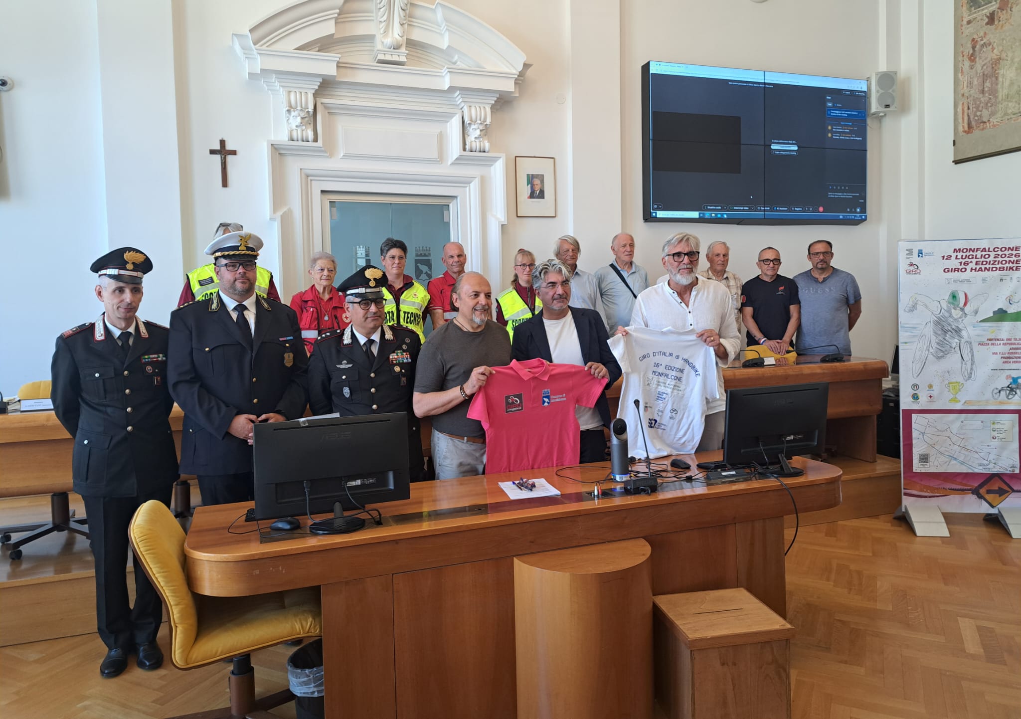 Immagine per Il Giro Handbike ripassa per Monfalcone, cinquanta atleti il 12 luglio lungo le vie della città