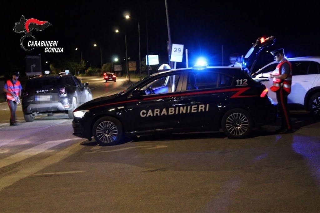 Immagine per ‘Mossa by Night’, i Carabinieri di Gorizia controllano 65 veicoli: nessuna violazione al Codice della Strada