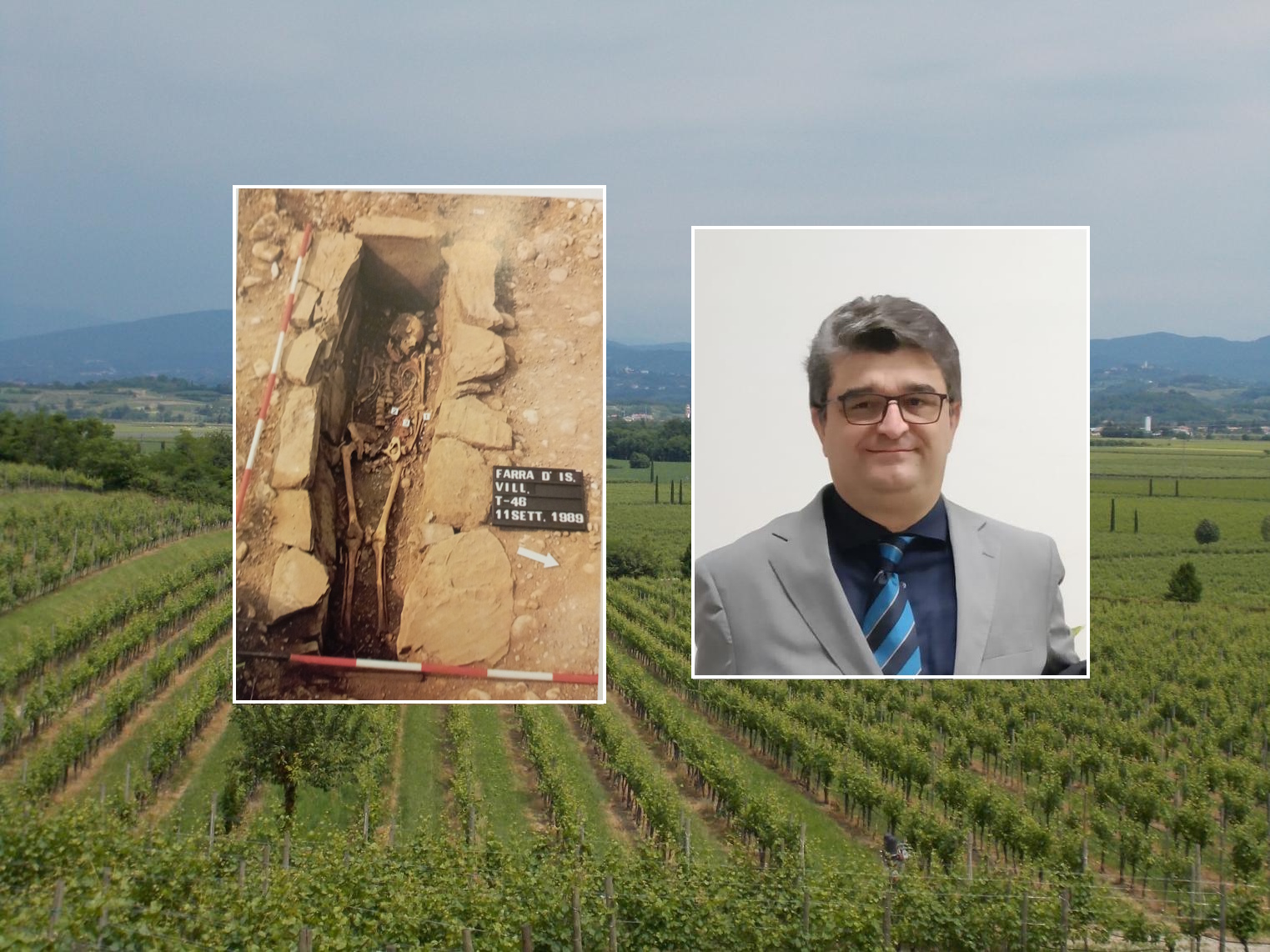 Immagine per L’archeologo Marco Meneghini racconta a Romans la storia della necropoli tardoantica di Villanova di Farra 