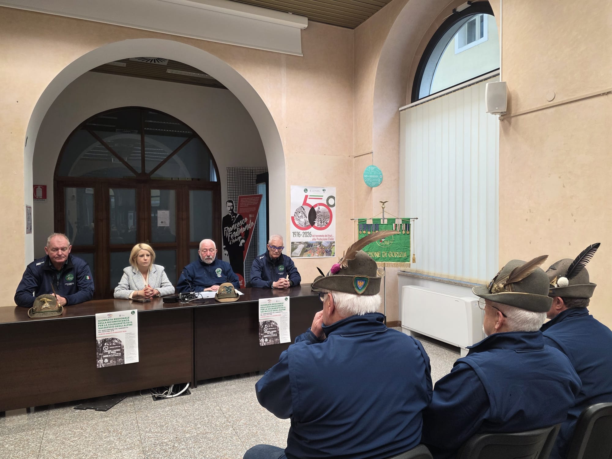 Immagine per A Gorizia la giornata regionale per ricordare solidarietà e sacrificio degli Alpini a 50 anni dal sisma