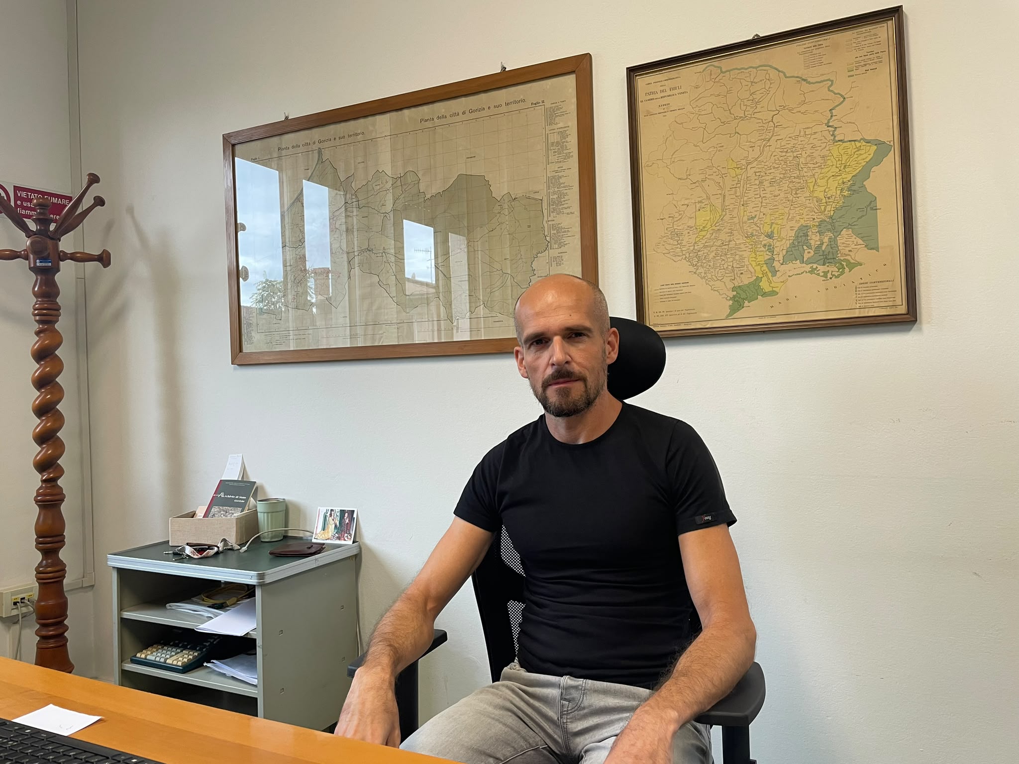 Immagine per Lorenzo Ielen alla guida dell’Archivio di Stato di Gorizia: «Il confine oggi è anche un regalo»