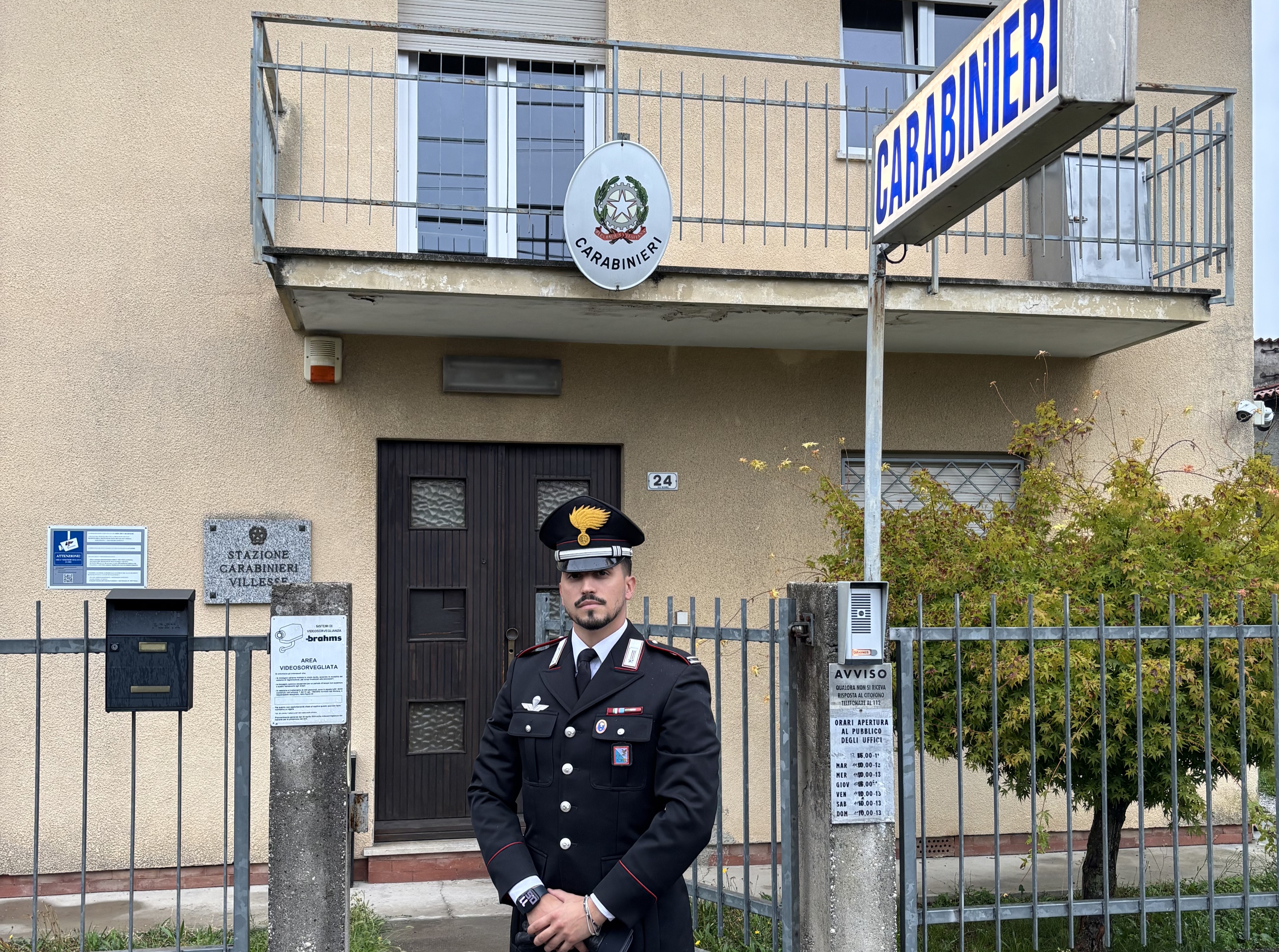 Immagine per Villesse, cambio ai vertici della Stazione dei Carabinieri: Federico Martellani è il nuovo comandante