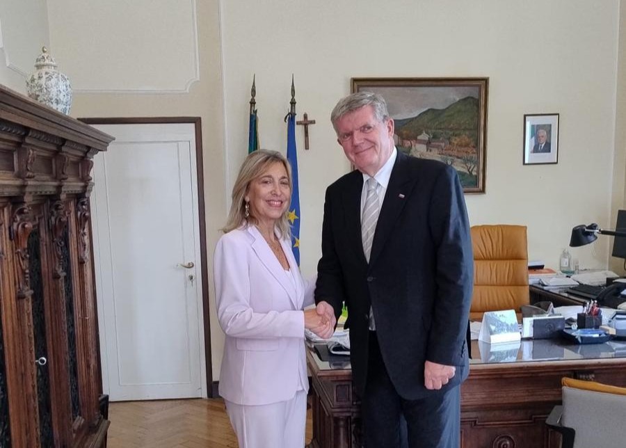 Immagine per Fotonotizia – Il Prefetto di Gorizia Fedullo incontra il nuovo Console Generale di Slovenia a Trieste, Tomaz Kunstelj