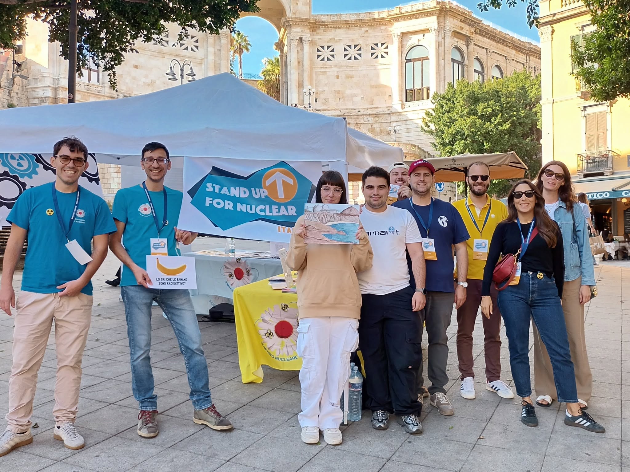 Promuovere i benefici delle tecnologie nucleari civili: a Gorizia fa tappa lo stand di ‘Stand Up for Nuclear’