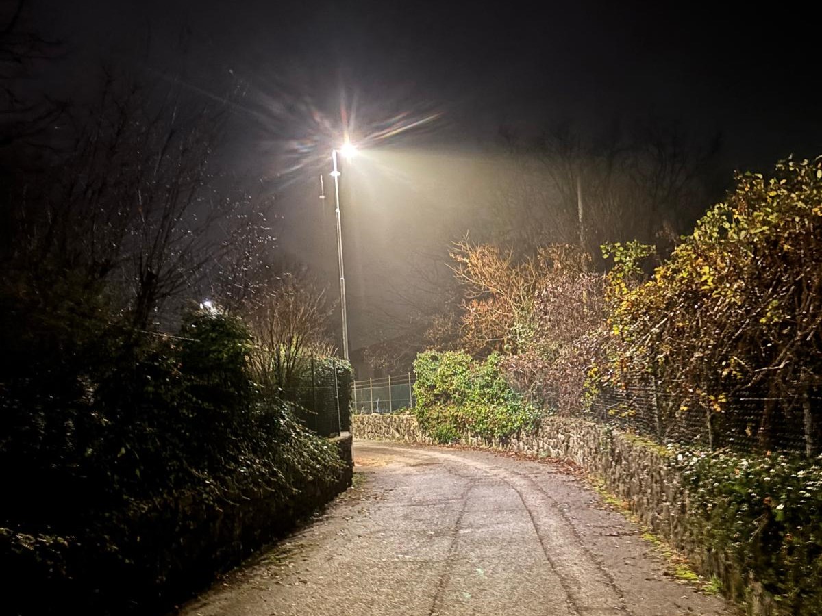 Visogliano, completato il nuovo impianto di illuminazione pubblica interrata. Il consigliere Romita, «vittoria del territorio»